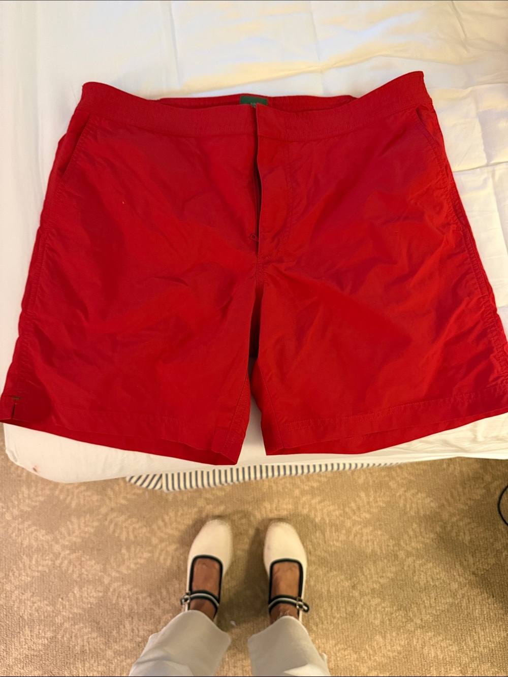 Sid Mashburn Bright Red Athletic Shorts